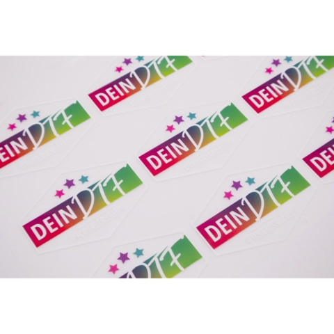 Beispielveredelung, DTF (Direct-to-Film), für Textilien, DEIN DTF, 70x50 mm, für Baumwolle - Bild 6