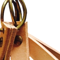 Schlüsselanhänger mit Ring und Niete