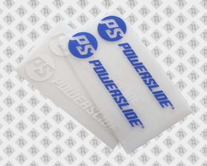zweifarbiges Beispiel eines 3D Rubber/Gummi Labels - die Applikationen kommen auf einer Trägerfolie und können einfach aufgebügelt werden