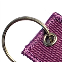 Schlüsselanhänger mit Öse und Ring
