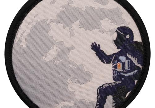 Aufnäher / Patch, gewebt, Astronaut, Glow in the Dark - Bild 1