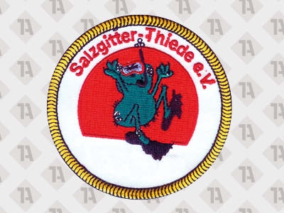 1A Aufnäher Patch für Rettungsdienste gestickt gewebt gedruckt PVC mit Klett Kettelrand