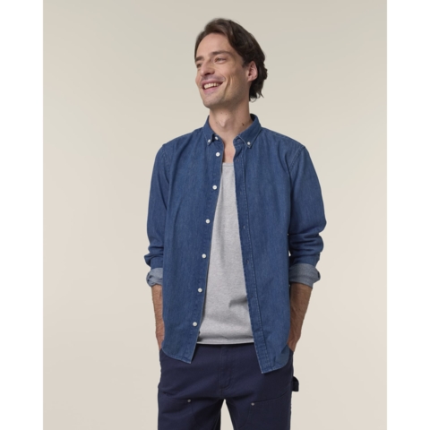 Stanley/Stella Jeanshemd Stanley Denim Shirt - Bild 5