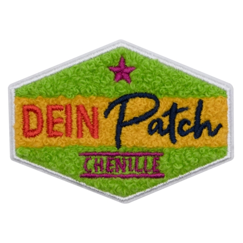 Beispielaufnäher/Veredelung, Chenille, DEIN PATCH - Bild 1