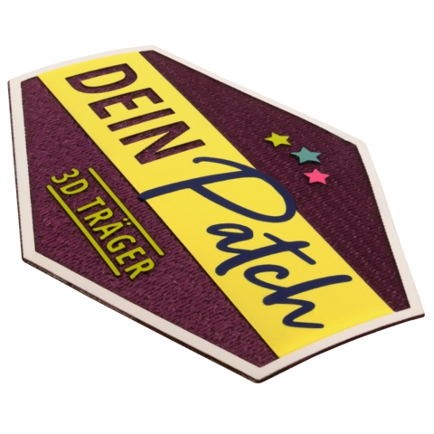 Beispielaufnäher/Veredelung, 3D-Applikation auf Trägermaterial, DEIN PATCH - Bild 3