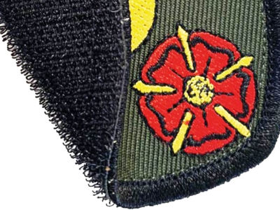 Klettfläche einteilig Rückseite mit Klett Hakenseite