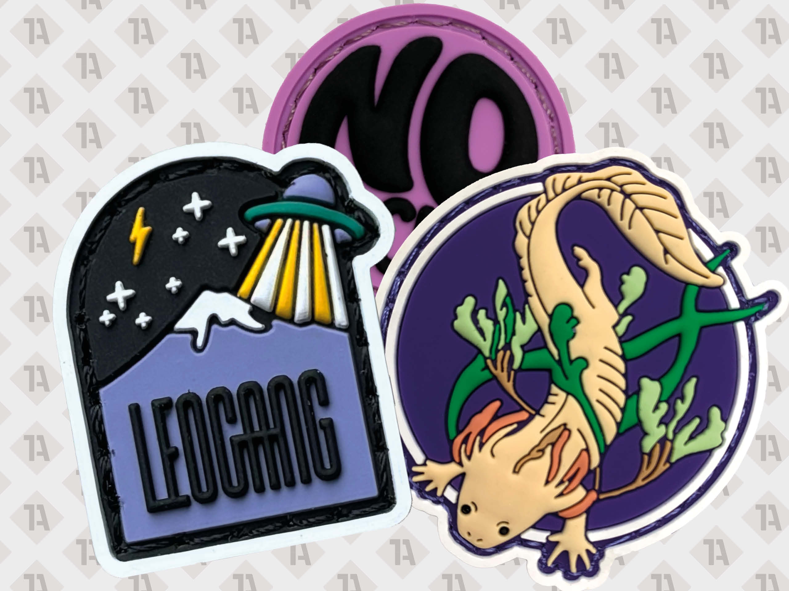 PVC Patch. Beispiel: 2D und 3D Patch