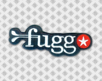 Gestickter Aufnäher Patch konturgeschnitten mit gesticktem Rand fuggo Gastro