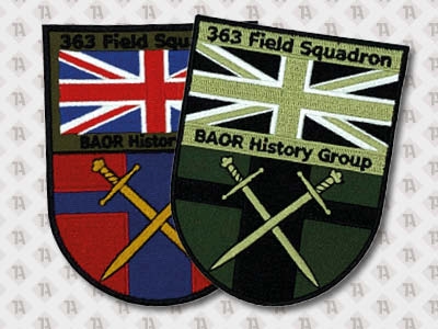 Bundeswehr Patch gestickt Motive nach Wahl mit Klett 1A Patches