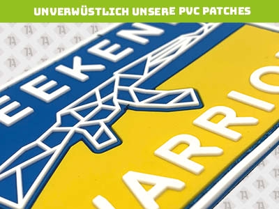 Gestochen scharfer PVC Rubber Patch mit Klett für Airsoft und Paintball