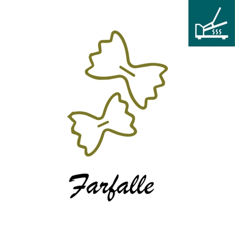 DTF / Textildruck / Bügelbild, Farfalle, 40x70 mm, für Baumwolle - Bild 1