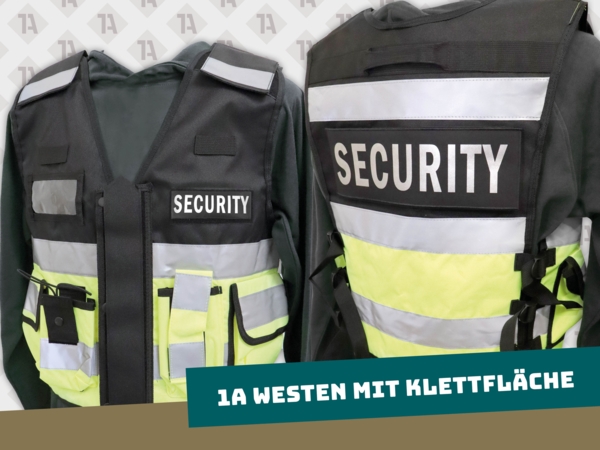 1A Westen reflektierend mit Klettfläche