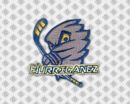 Konturgeschnittener Aufnäher Patch Badge Abzeichen gestickt Hockey Hurricanez Vereine