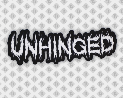Konturgeschnittener Patch Aufnäher gewebt mit Laserschnitt Unhinged Bands Musiker
