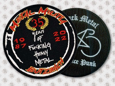 Aufnäher für Band Metalmusik