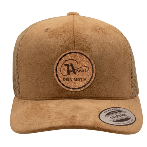 FLEXFIT Cap Suede Leather Trucker - Bild 2