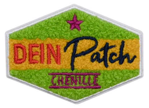 Beispielaufnäher/Veredelung, Chenille, DEIN PATCH - Bild 1