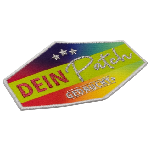 Beispielaufnäher/Veredelung, gedruckt plus, DEIN PATCH - Bild 2