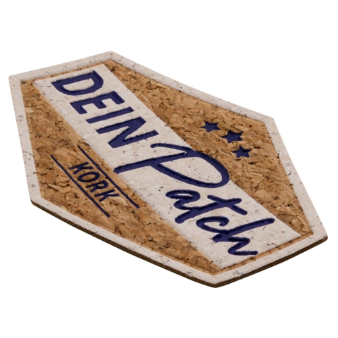 Beispielaufnäher/Veredelung, Kork, DEIN PATCH - Bild 3