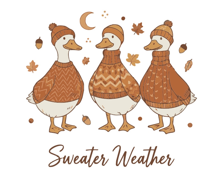 DTF/Bügelbild - 1A Herbstkollektion - Sweater Weather
