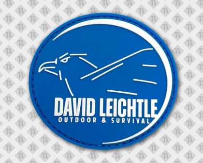 Ovaler PVC Rubber Patch David Leichtle Outdoor Survival Vereine