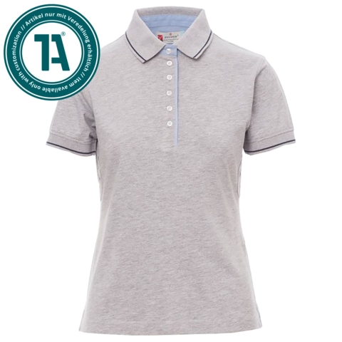 PAYPER Poloshirt Leeds Melange, Unisex - Bild 1