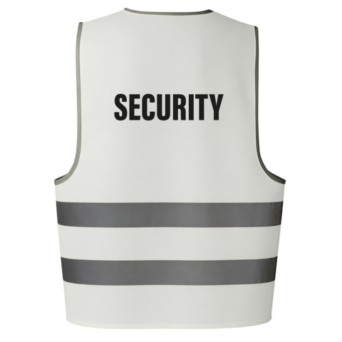 DTF / Textildruck / Bügelbild, SECURITY, Schwarz, 225x55 mm, für Polyester - Bild 2