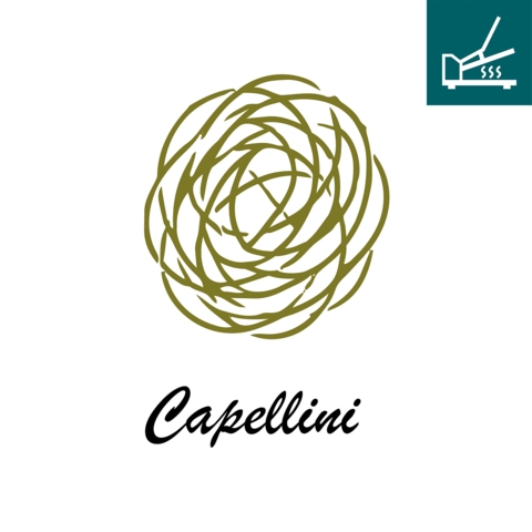 DTF / Textildruck / Bügelbild, Capellini, 44x68 mm, für Baumwolle - Bild 1