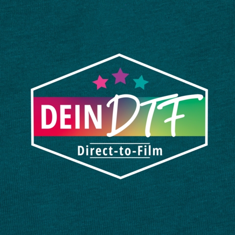 Beispielveredelung, DTF (Direct-to-Film), für Textilien, DEIN DTF, 70x50 mm, für Baumwolle - Bild 1