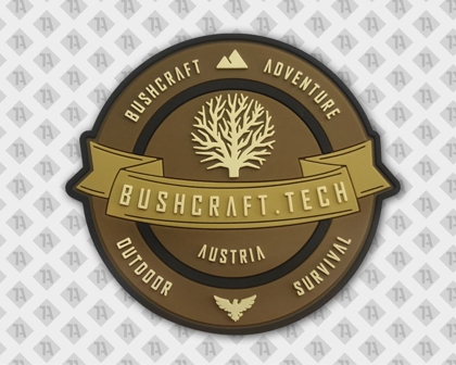 Patch Aufnäher Rubber PVC 2D Bushcraft Adventure Outdoor Wasserfest Backpacker