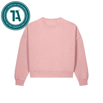 Stanley/Stella Sweatshirt Stella Alma Vintage, Damen, G. Dyed Blush / Rosa, M - Bild 1