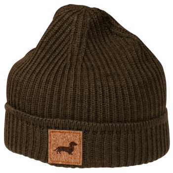 Atlantis Maple Beanie, Grün / Olive, mit Kork-Patch und Lasergravur - Bild 1
