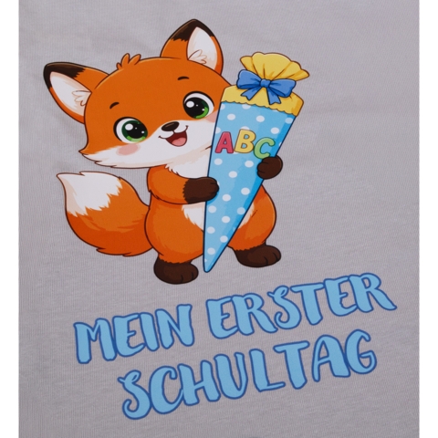 DTF / Textildruck / Bügelbild, Schultier Fuchs, 148x235 mm, für Baumwolle - Bild 2