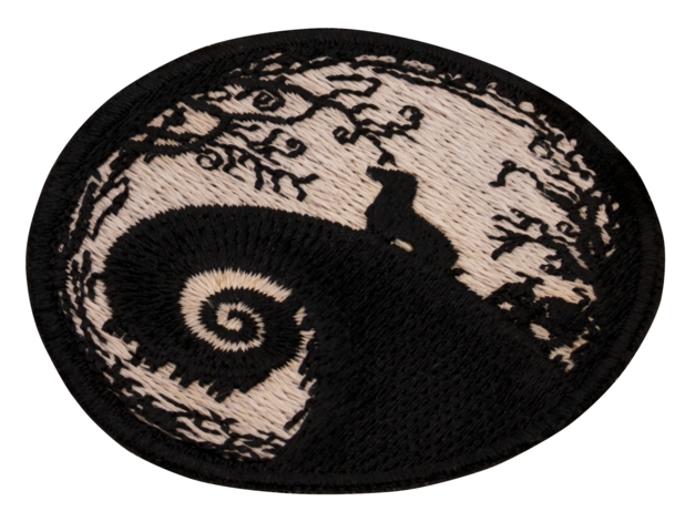 Aufnäher / Patch, gestickt, Hund im Wald. Glow in the dark - Bild 2