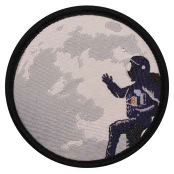 Aufnäher / Patch, gewebt, Astronaut, Glow in the Dark - Bild 1
