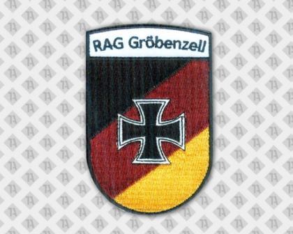 Gestickter Aufnäher Patch Bundeswehr gestickt schwarz rot gold