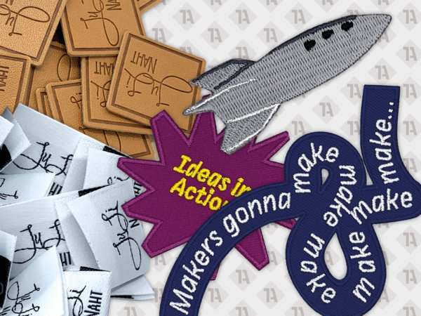 Patches und Aufnäher individuell mit Motiv gestickt gedruckt gewebt Chenille 1A Patch ideas in Action Labels Rakete