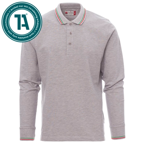 PAYPER Poloshirt Aviazione Melange, Unisex - Bild 1