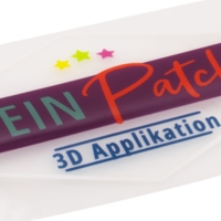 Standard-Ausführung der 3D-Applikation auf Transferfolie