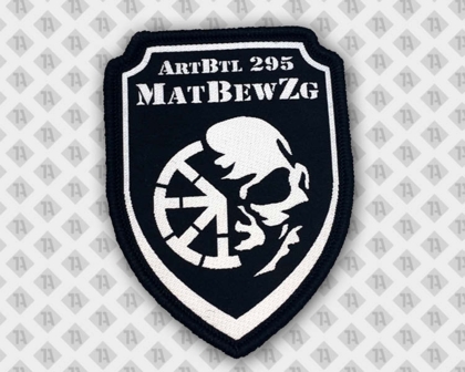 Patch Aufnäher gewebt mit Kettelrand Bundeswehr Konturgeschnitten