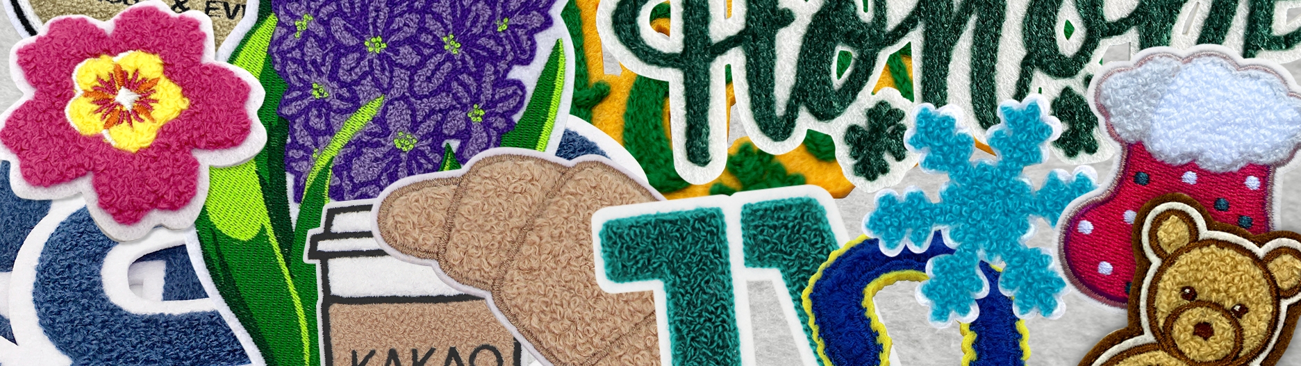 Chenille Aufnäher Patch News