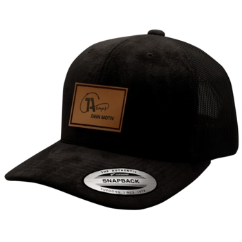 FLEXFIT Cap Suede Leather Trucker - Bild 1