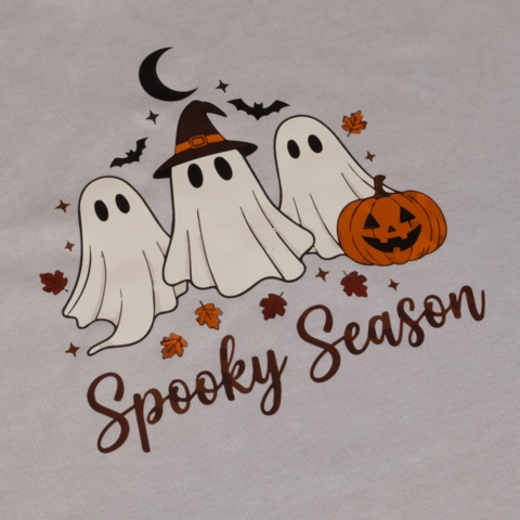 DTF / Textildruck / Bügelbild, Spooky Season Geister, 100x105 mm, für Baumwolle - Bild 2