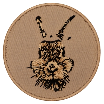 Aufnäher / Patch, gestickt, Hase - Bild 1