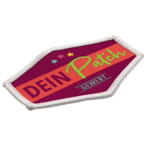 Beispielaufnäher/Veredelung, gewebt, DEIN PATCH - Bild 2