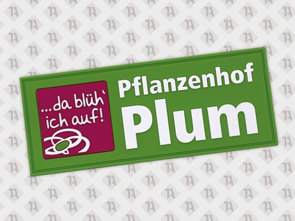 Patch Aufnäher Rubber PVC Firmen