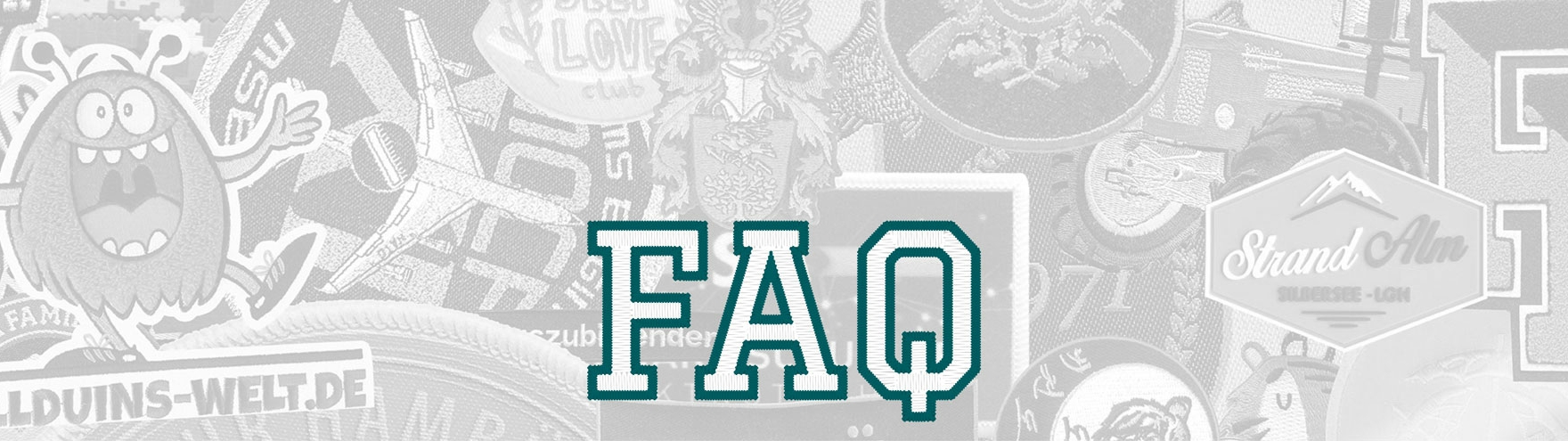 Patches Aufnäher FAQ wissenswertes Erklärungen und Antworten