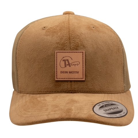 FLEXFIT Cap Suede Leather Trucker - Bild 2