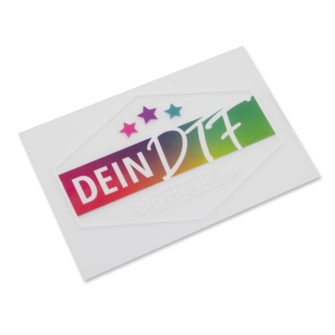 Beispielveredelung, DTF (Direct-to-Film), für Textilien, DEIN DTF, 70x50 mm, für Baumwolle - Bild 4