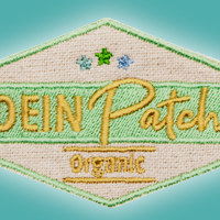 Organic / Bio-Aufnäher Patch - Moti: "Dein Patch"